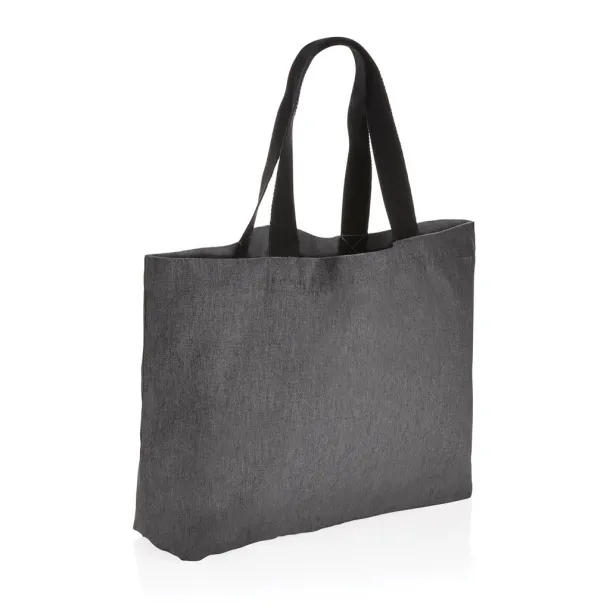  Impact AWARE™ recycled canvas large tote 240 gsm undyed - XD Collection Anthracite 