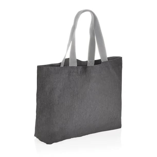  Impact AWARE™ recycled canvas large tote 240 gsm undyed - XD Collection Anthracite 