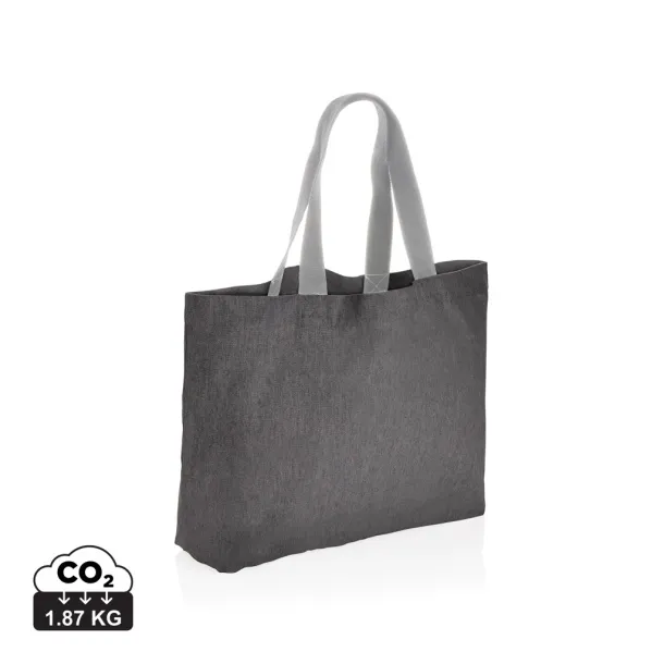  Impact AWARE™ recycled canvas large tote 240 gsm undyed - XD Collection Anthracite 