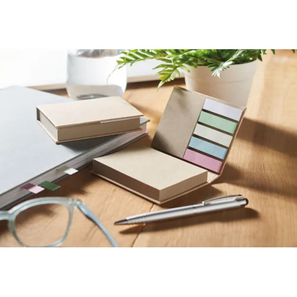 MEUI Recycled memo pad set Beige