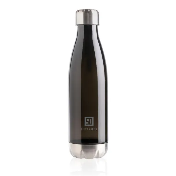  Nepropusna boca s poklopcem od nehrđajućeg čelika, 500ml - XD Collection Crna
