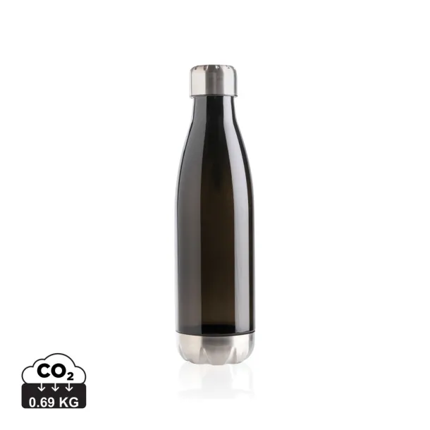  Leakproof water bottle with stainless steel lid - XD Collection Black 