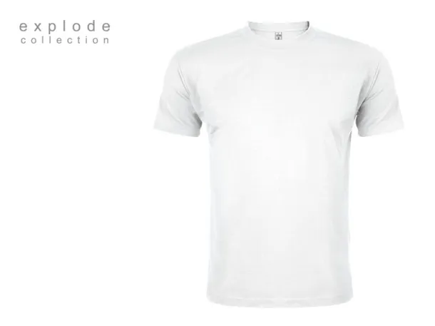 MASTER MEN T-shirt. 100% cotton - EXPLODE Bijela