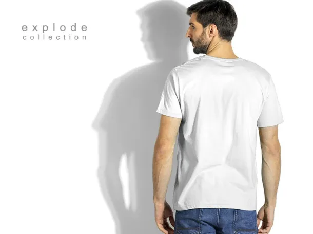 MASTER MEN men’s t-shirt 100% cotton - EXPLODE White