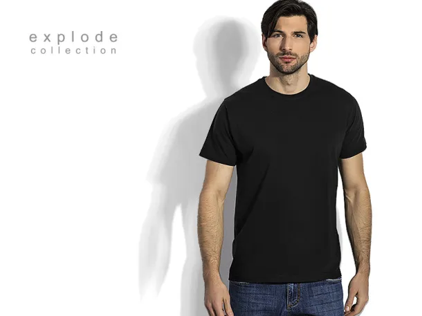 MASTER MEN T-shirt. 100% cotton, 150 g/m2 - EXPLODE Crna