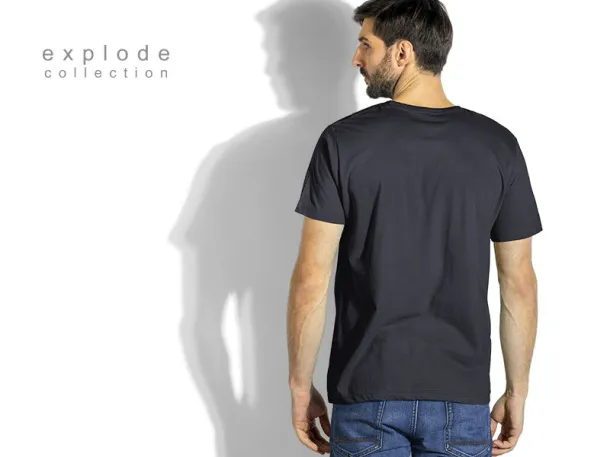 MASTER MEN T-shirt. 100% cotton - EXPLODE Tamnosiva