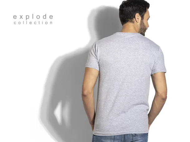 MASTER MEN men’s t-shirt 100% cotton - EXPLODE Ash gray