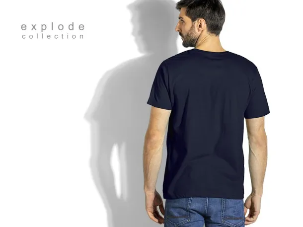 MASTER MEN T-shirt. 100% cotton - EXPLODE Plava