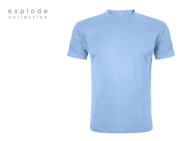 MASTER MEN men’s t-shirt 100% cotton - EXPLODE Light blue