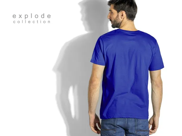 MASTER MEN men’s t-shirt 100% cotton - EXPLODE Royal blue