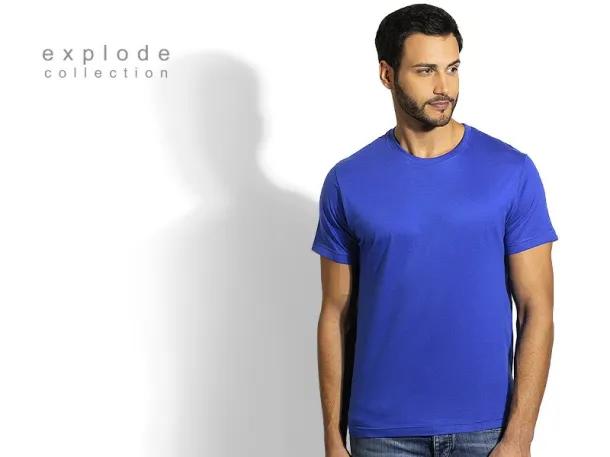 MASTER MEN men’s t-shirt 100% cotton - EXPLODE Royal blue