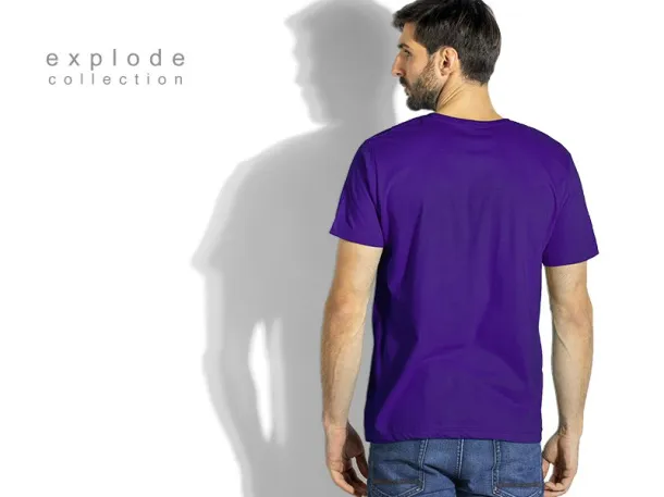 MASTER MEN men’s t-shirt 100% cotton - EXPLODE Purple