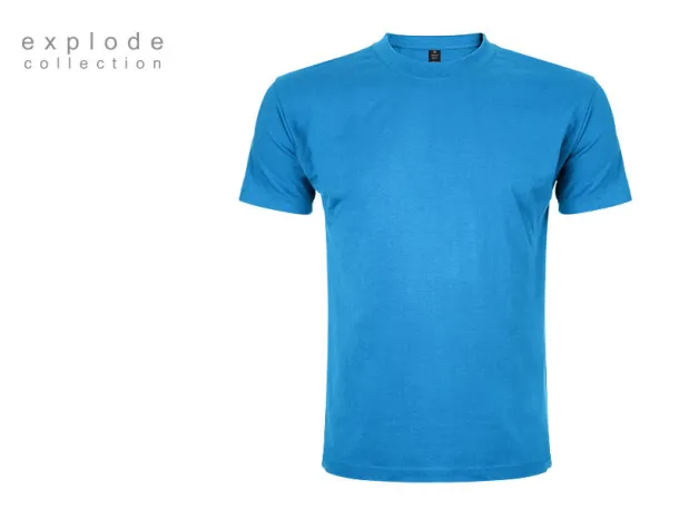 MASTER MEN men’s t-shirt 100% cotton - EXPLODE Turquoise