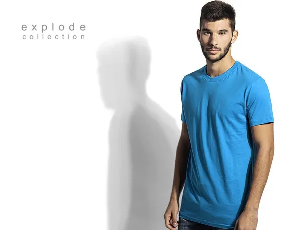 MASTER MEN men’s t-shirt 100% cotton - EXPLODE Turquoise