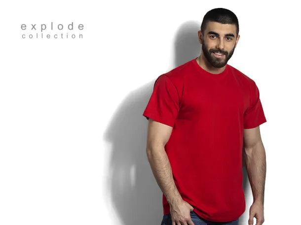 MASTER MEN men’s t-shirt 100% cotton - EXPLODE Red