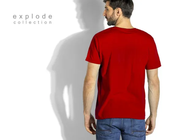 MASTER MEN men’s t-shirt 100% cotton - EXPLODE Red