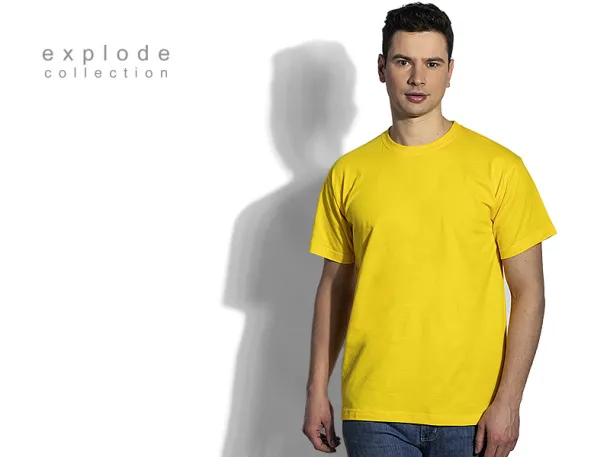 MASTER MEN men’s t-shirt 100% cotton - EXPLODE Yellow