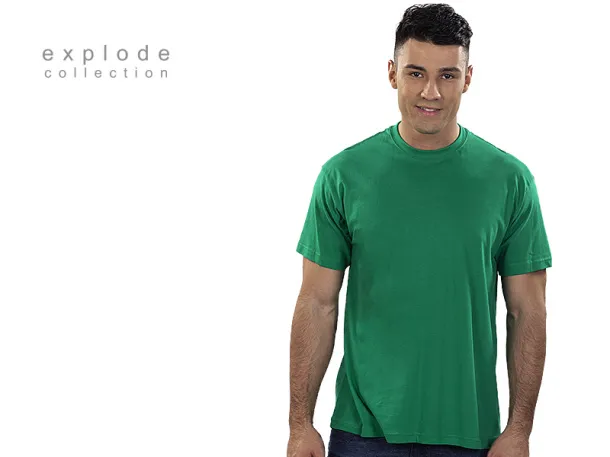 MASTER MEN T-shirt. 100% cotton, 150 g/m2 - EXPLODE Kelly zelena