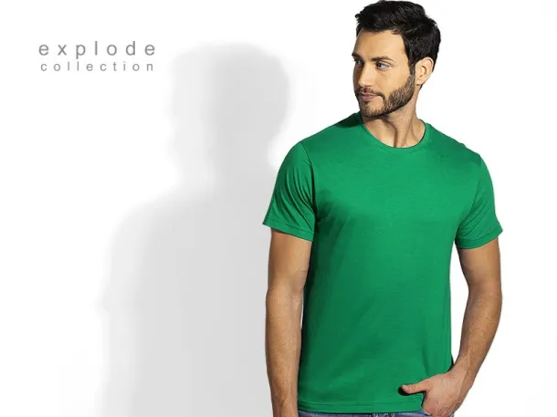 MASTER MEN men’s t-shirt 100% cotton - EXPLODE Kelly green