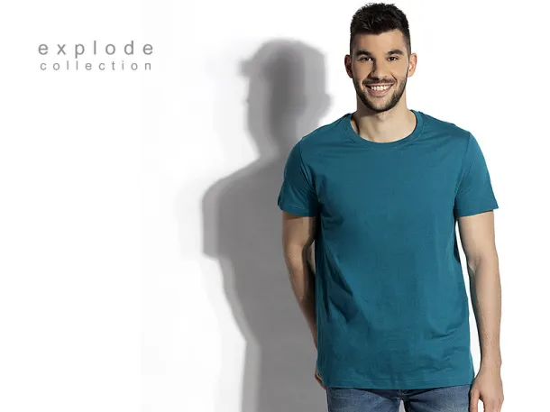 MASTER MEN T-shirt. 100% cotton, 150 g/m2 - EXPLODE Petrol zelena