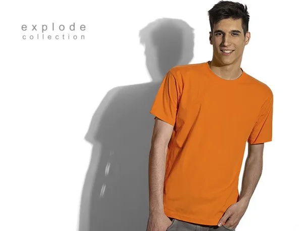 MASTER MEN men’s t-shirt 100% cotton - EXPLODE Orange