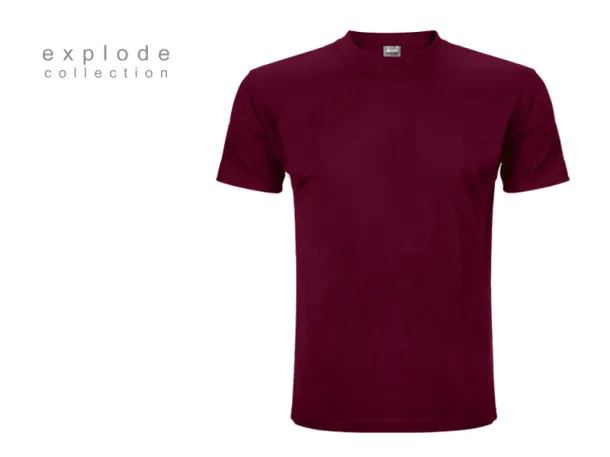 MASTER MEN men’s t-shirt 100% cotton - EXPLODE Burgundy