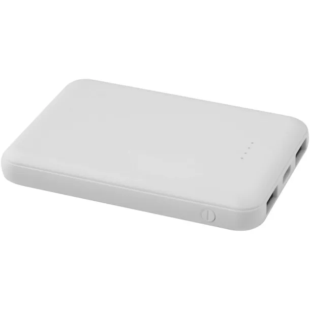 Asama 5000 mAh Type-C recycled plastic power bank - Unbranded White