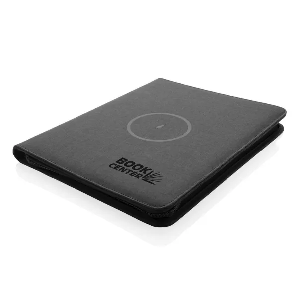  Air 5W RPET wireless charging portfolio A4 - XD Xclusive Black 