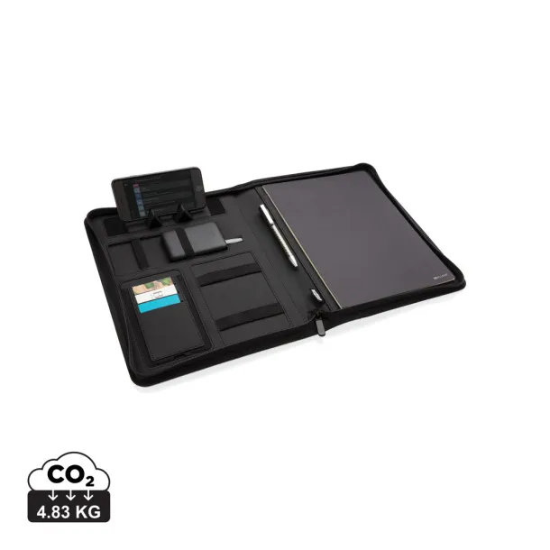  Air 5W RPET wireless charging portfolio A4 - XD Xclusive Black 