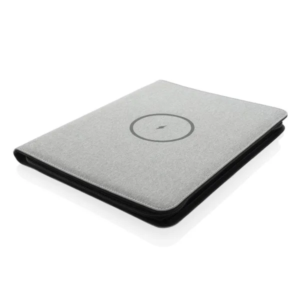  Air 5W RPET wireless charging portfolio A4 - XD Xclusive Grey