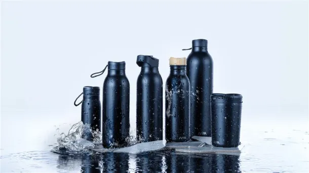  Avira Ara RCS Re-steel fliptop water bottle 500ML - Avira Black 