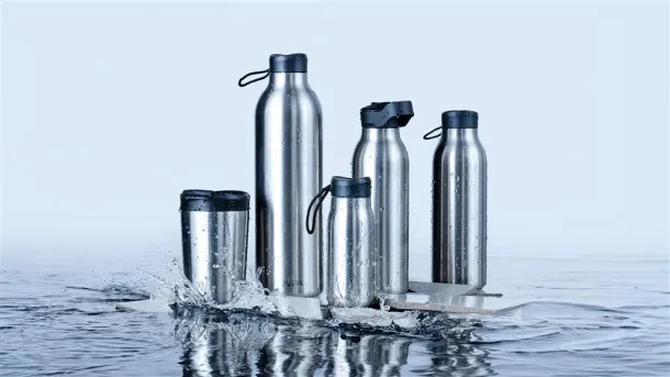  Avira Ara RCS Re-steel fliptop water bottle 500ML - Avira Silver 