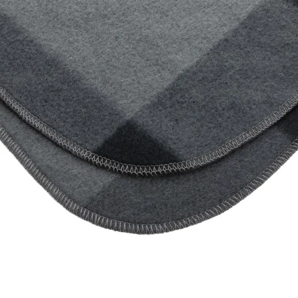  Soft plaid fleece blanket - XD Collection Anthracite 