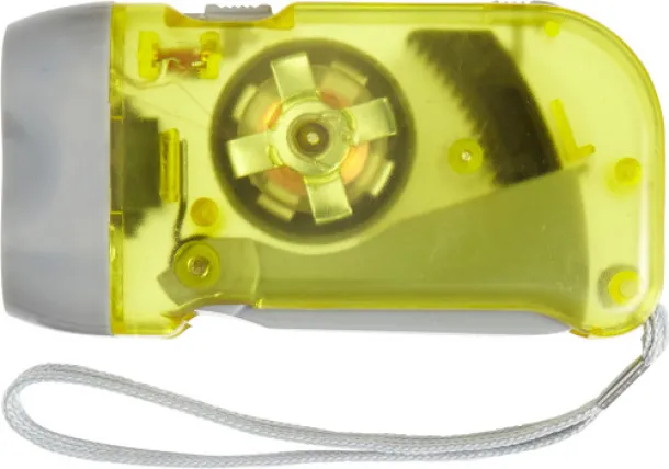 TRISTAN ABS dynamo torch yellow