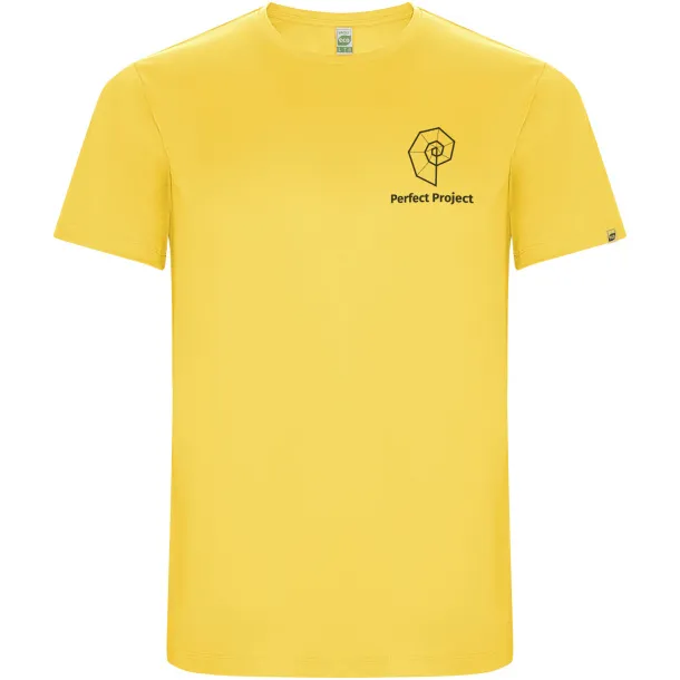 Imola short sleeve men's sports t-shirt - Roly Yellow