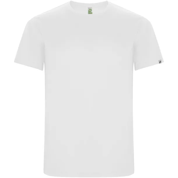 Imola short sleeve men's sports t-shirt - Roly White