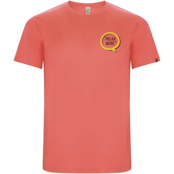 Imola muška sportska majica kratkih rukava - Roly Fluor Coral