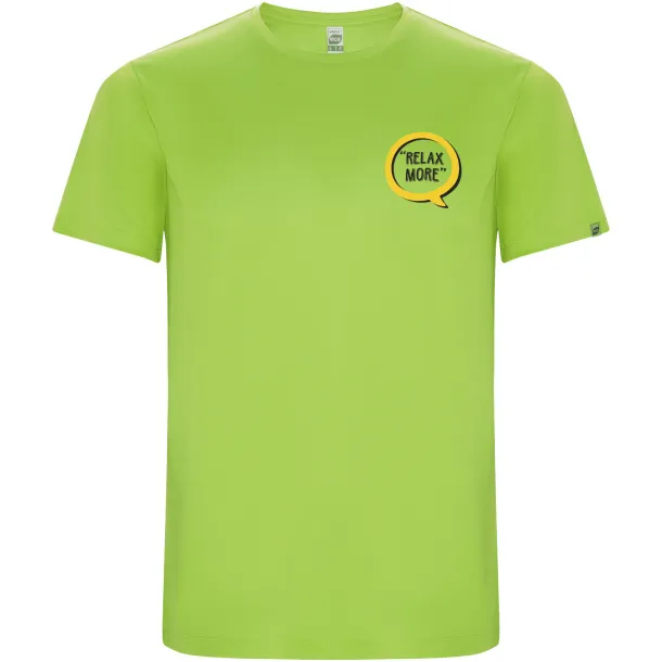 Imola short sleeve men's sports t-shirt - Roly Lime