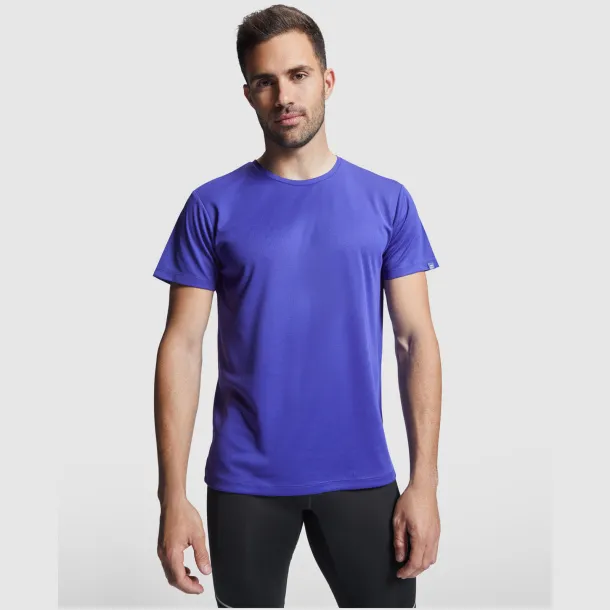 Imola short sleeve men's sports t-shirt - Roly Crna