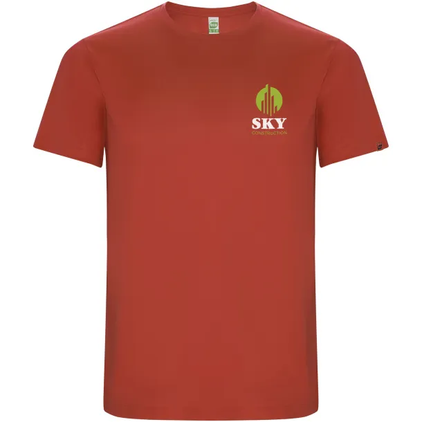 Imola short sleeve men's sports t-shirt - Roly Red