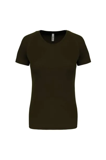  LADIES' SHORT-SLEEVED SPORTS T-SHIRT - Proact Tamno Kahki