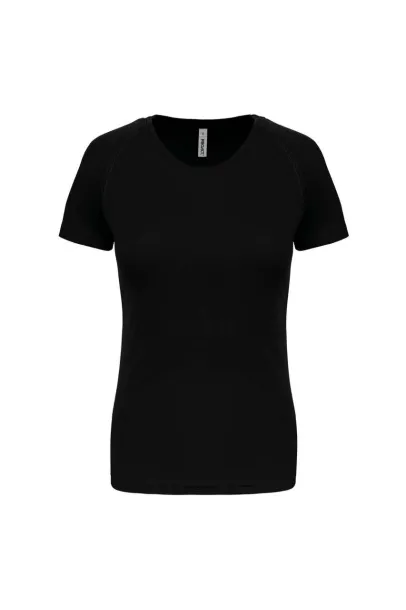  LADIES' SHORT-SLEEVED SPORTS T-SHIRT - Proact Black