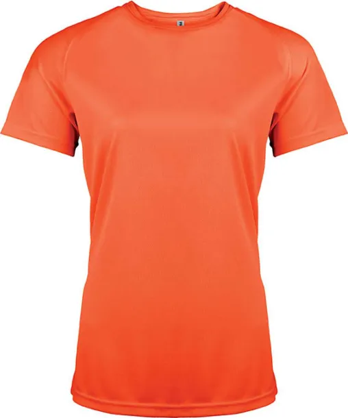  LADIES' SHORT-SLEEVED SPORTS T-SHIRT - Proact Fluorescent Orange