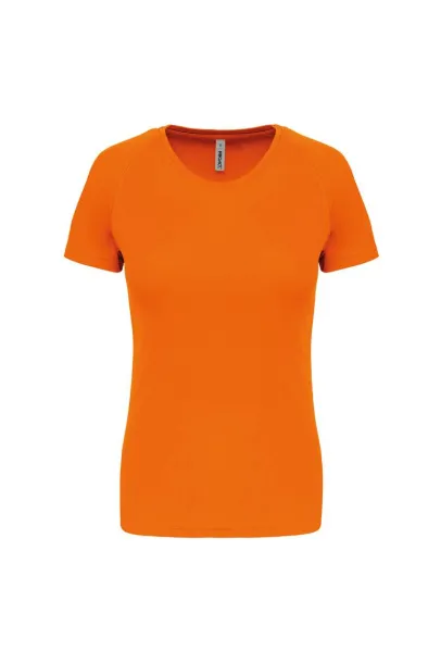  LADIES' SHORT-SLEEVED SPORTS T-SHIRT - Proact Fluorescent Orange