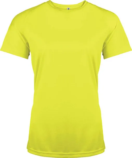  LADIES' SHORT-SLEEVED SPORTS T-SHIRT - Proact Fluorescent Yellow