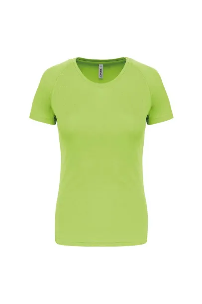  LADIES' SHORT-SLEEVED SPORTS T-SHIRT - Proact Lime