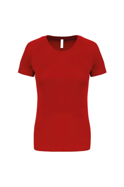  LADIES' SHORT-SLEEVED SPORTS T-SHIRT - Proact Red