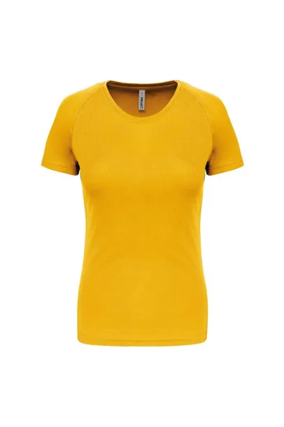  LADIES' SHORT-SLEEVED SPORTS T-SHIRT - Proact True Yellow