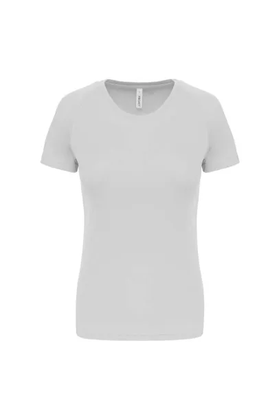  LADIES' SHORT-SLEEVED SPORTS T-SHIRT - Proact White