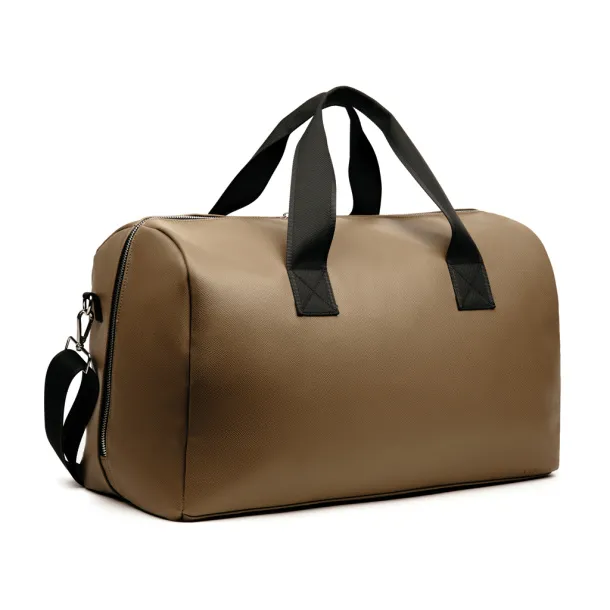  VINGA Bermond RCS recycled PU weekend bag - Vinga brown 